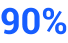 90%